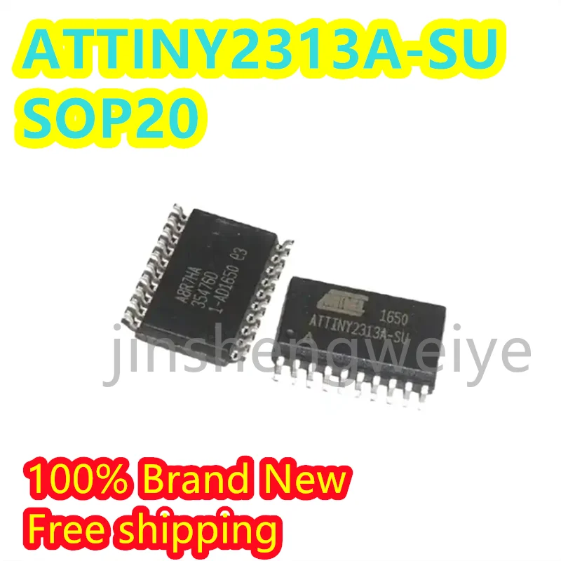 

1~20PCS ATTINY2313A-SU TINY2313A-U 8-bit Microcontroller MCU 2K Flash SOP-20 100% Brand New In Stock