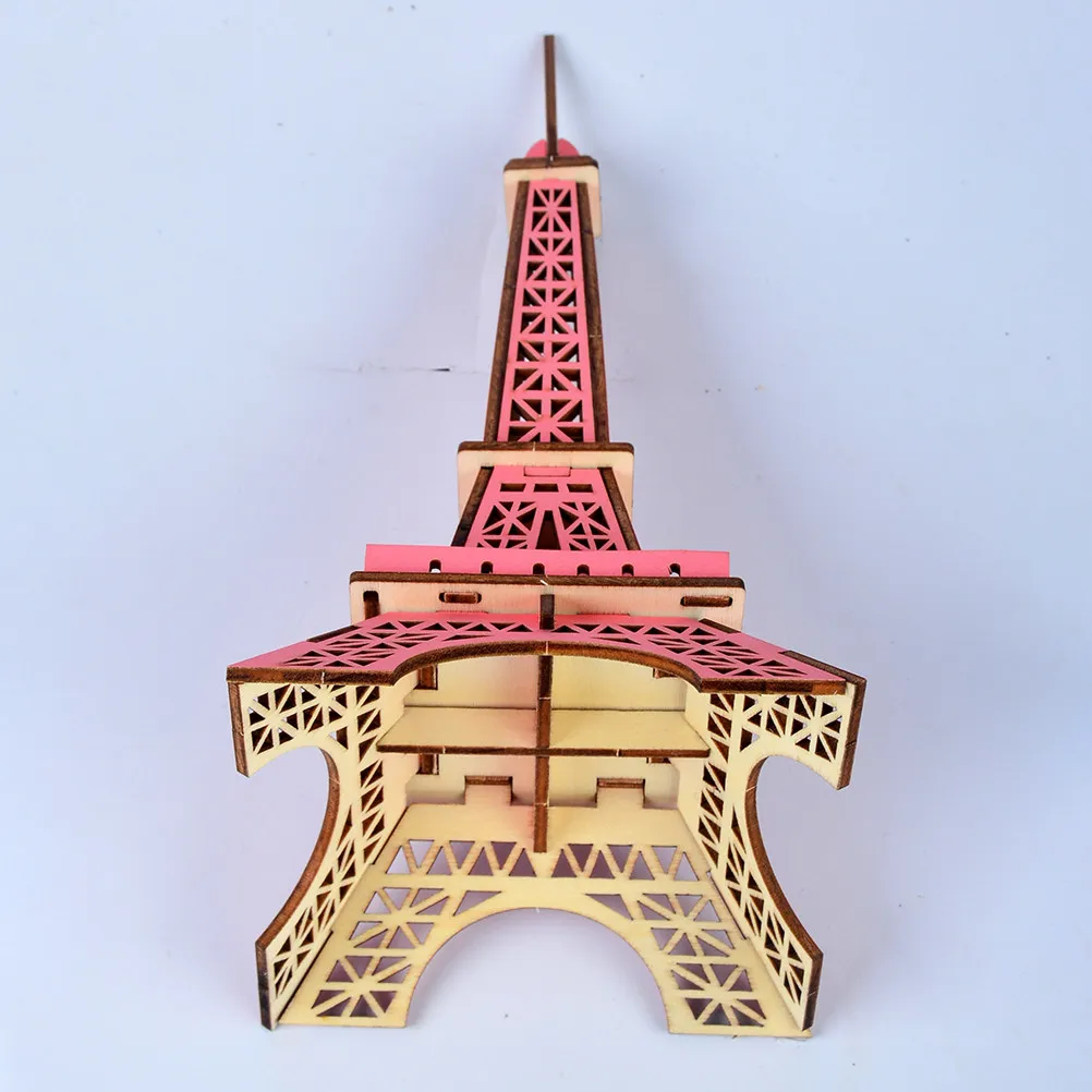 

High Quality 3D Wooden Eiffel Tower Puzzle Challenging Yet Rewarding DIY Project Encourages Patience Concentration Perfect Gift