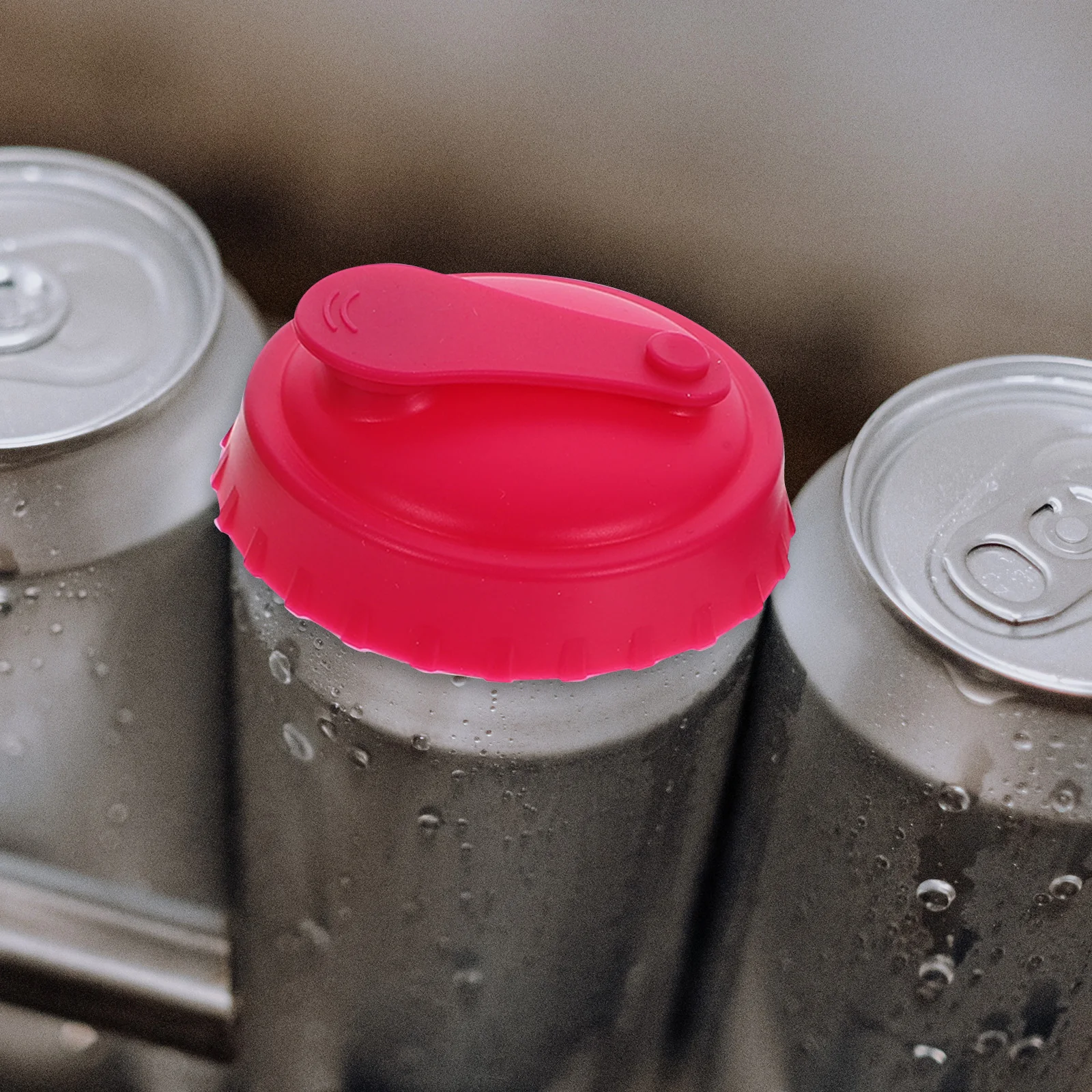 

3Pcs Silicone Bottle Caps Leakproof Can Covers Soda Can Lids Reusable Freshness Seal Anti-Spill Drink Protector