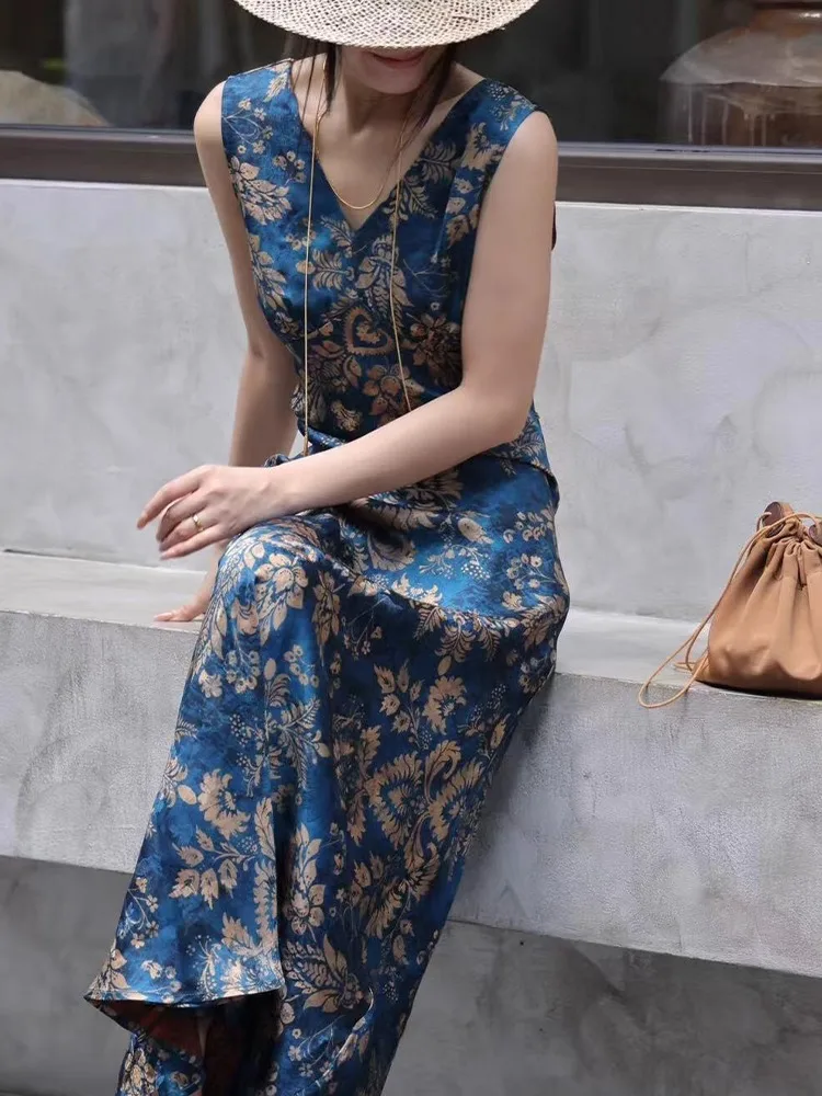 エレブルー 花柄プリント シルク ラップウエスト サマー ドクターレディース ハイウエスト Aラインスカート スレ 通勤 レディース ドクター