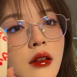 Elegant Anti Blue Light Glasses Women Summer Black Frame Optical Spectacle Rouge Eyeglasses Computer Reading Eye Protection