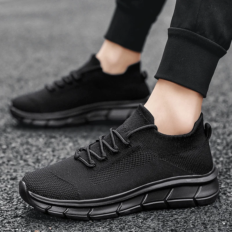 

Men's Sports Shoes Round Tie Up Couple's Shoes Casual Light Shoes Hot Selling Style Gym Snackersskateboard Light Men's Running