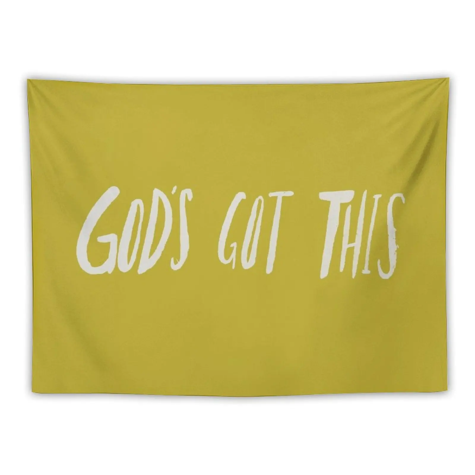 

God's Got This x Mustard Tapestry Wall Decorations Bedroom Decoration Tapestry