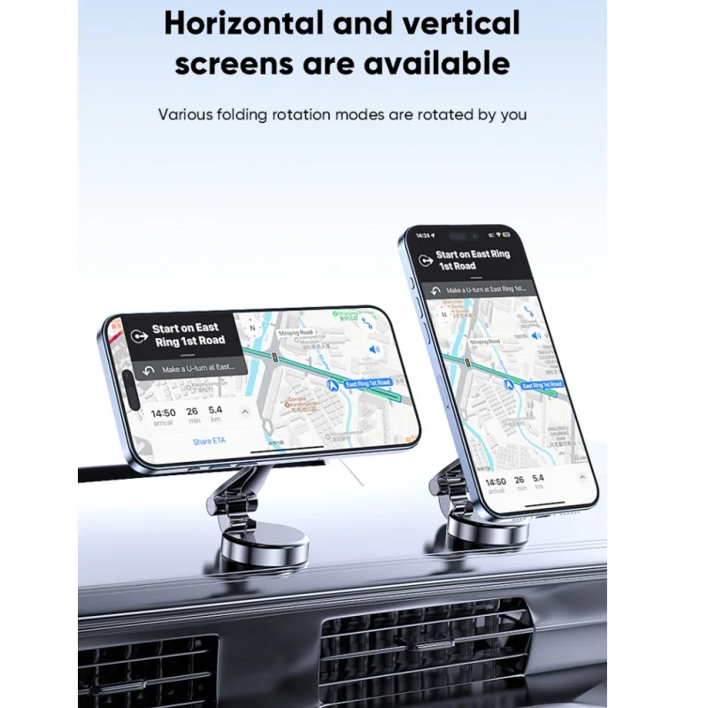 1080 Magsafe Car Phone Holder For Vehicles Mobile Support For The Car Cell Phone Holder in Car For iPhone 17 16 Pro Max Plus