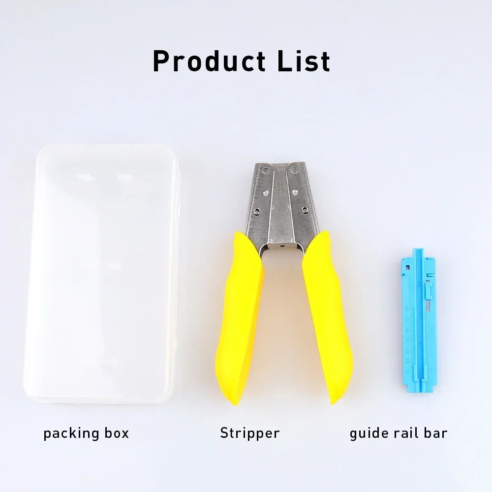 ناتالينك الألياف البصرية قطرة مقشر كابل ميلر تجريد أداة الألياف كابل بصري كماشة لتجريد الألياف الدقيقة FTTH