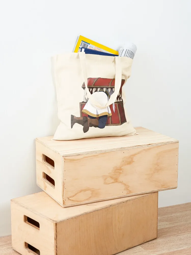 Frieren eaten by mimic Tote Bag reusable shopping bag canvas tote bags canvas tote bag shopper woman