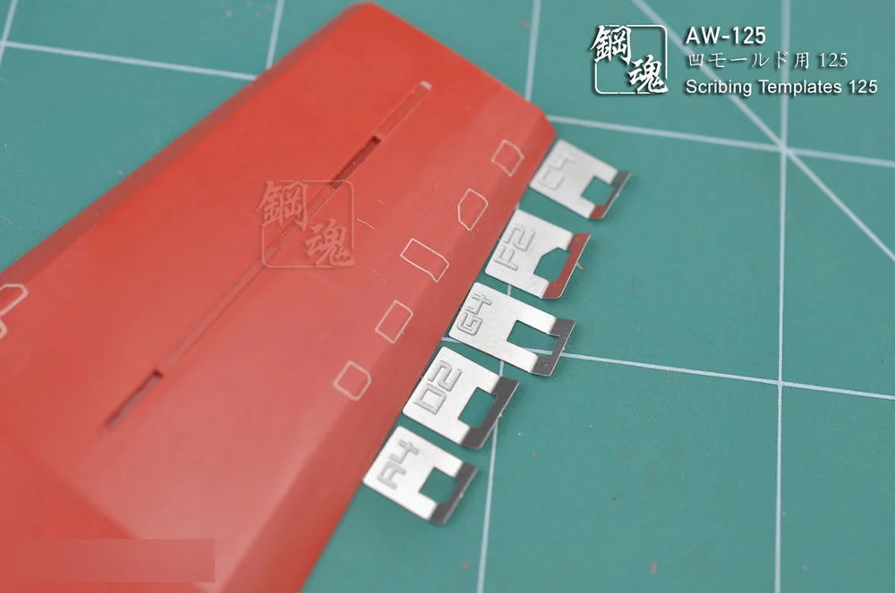 Multi-size Refit Accessory Fit For Metal Etching Sheet Scribing Templates AW-125 Modeling Upgrade Kits AW-143