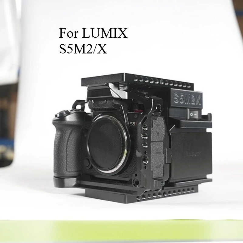 

For Panasonic LUMIX S5M2/X Compatible for Tilta TAT50 SmallRig 4023 Cage V-Mount Battery Plate Expansion Module Cineback