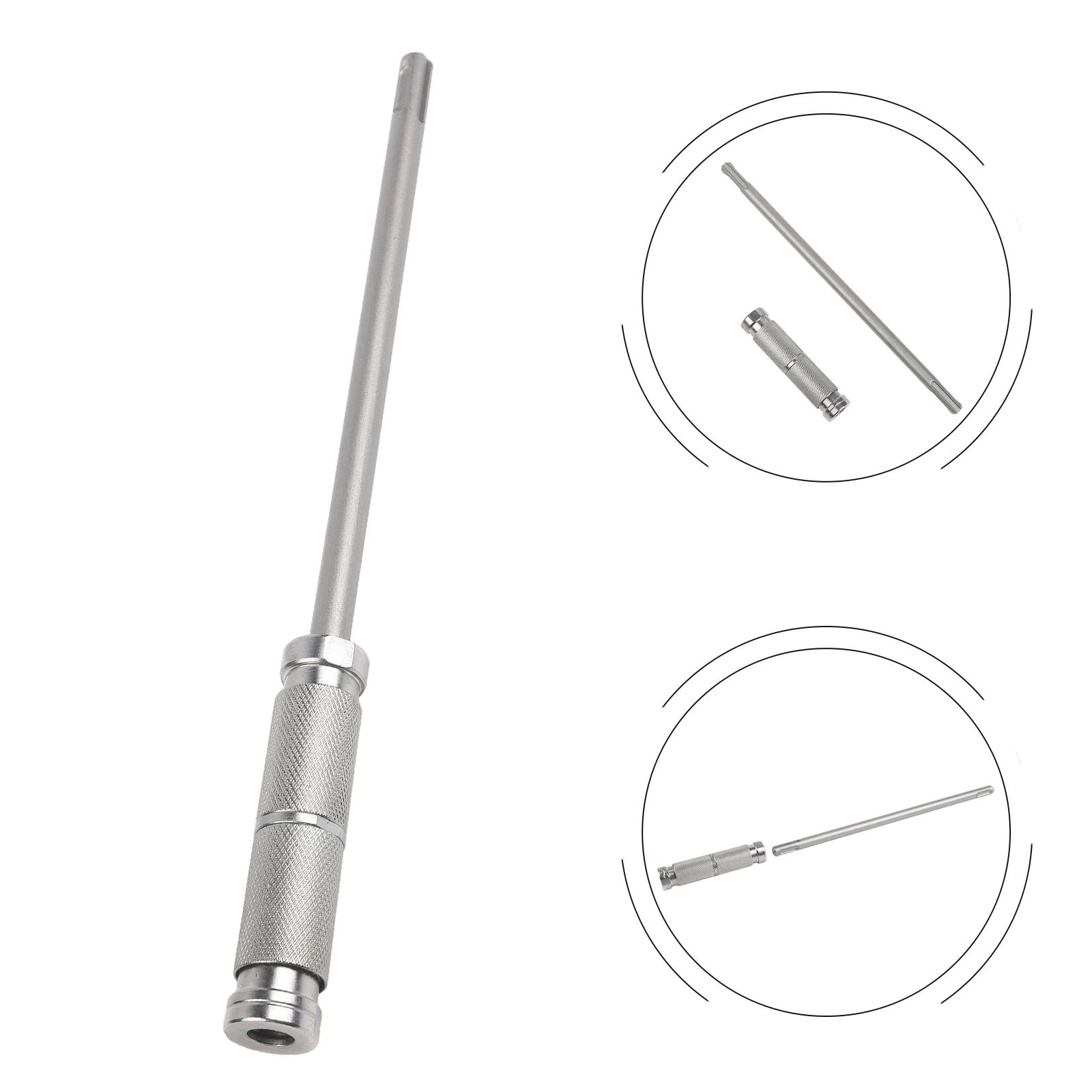 26cm Plus Extension Rod Quick Release Adapter High Carbon Steel For Rotary Hammer Drill And For Impact Driver Power Tool Acc