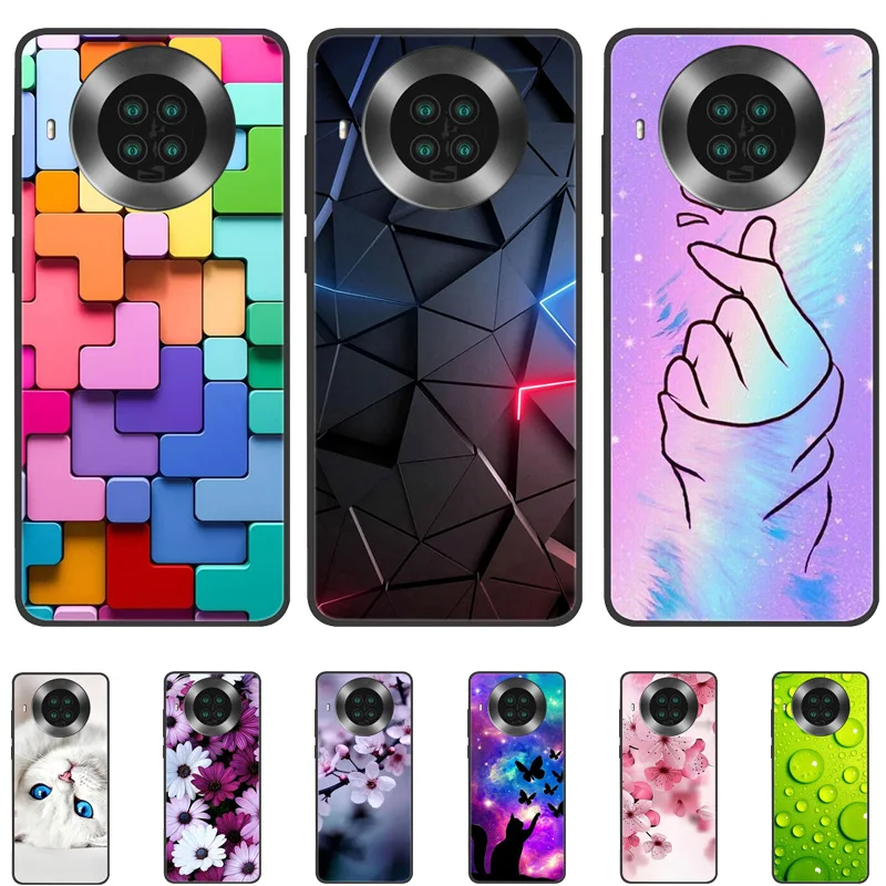 For Cubot Note 20 Pro Case Silicone Cat Painted Soft Black Cover for Cubot Note20 Pro Cover TPU Coque Protective Note 20Pro Capa