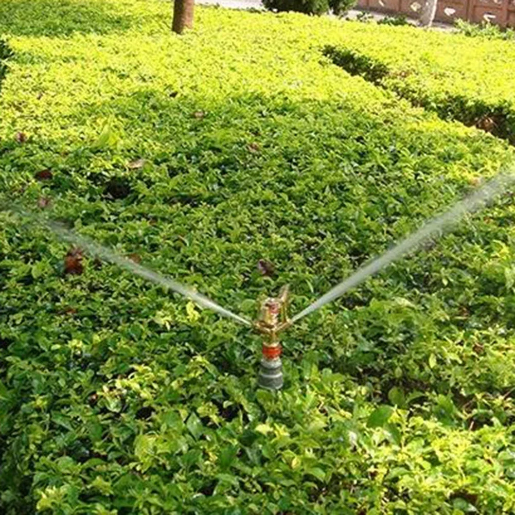 

4-точечный спринклер для орошения газона, динамическое распыление воды, универсальный аксессуар для садового инструмента, долговечная работа