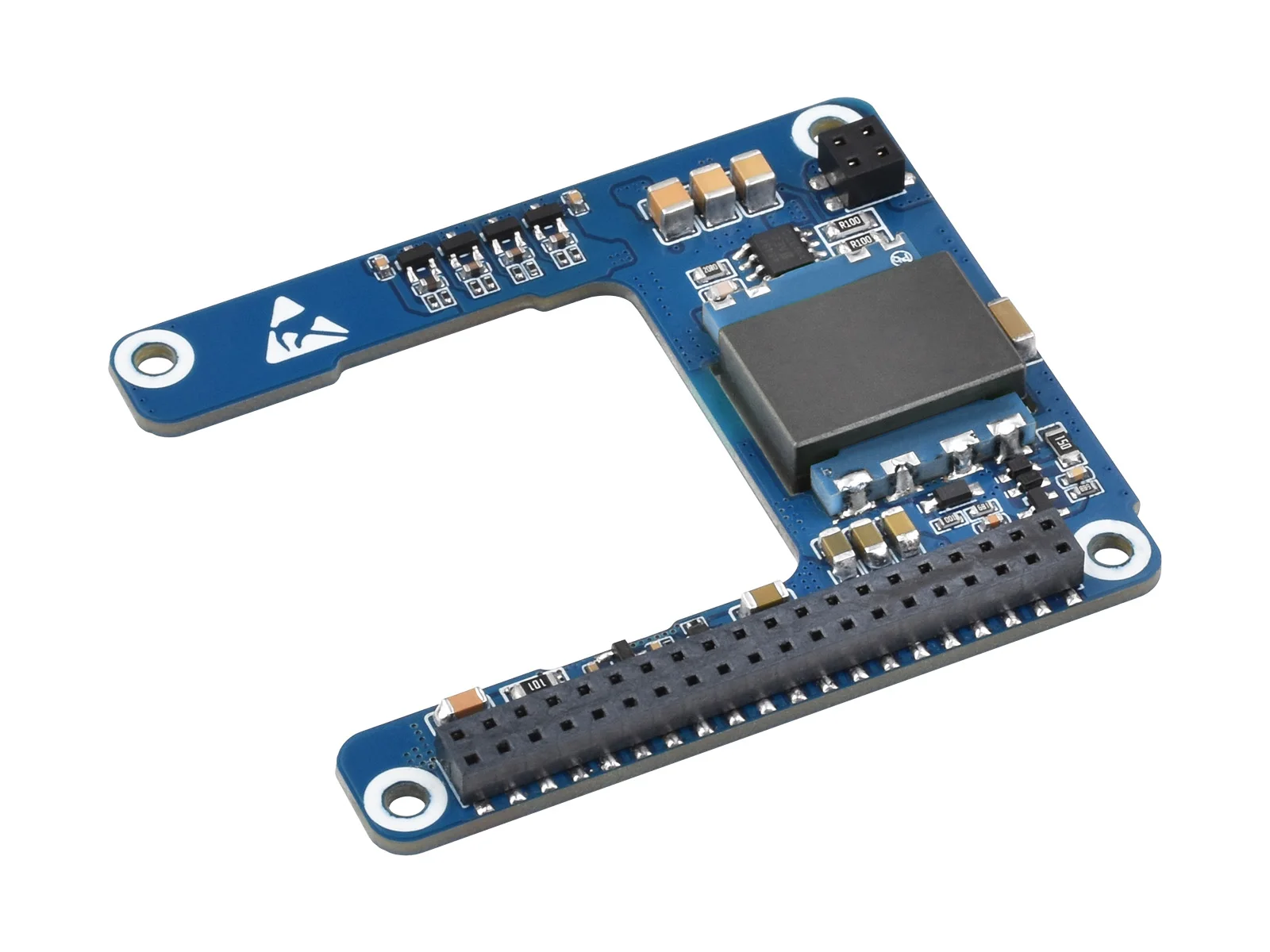 Waveshare Raspberry Pi 5 PoE HAT Power Over Ethernet HAT (H) For Raspberry Pi 5/CM 5, 5V 5A, Isolated Switched-mode Power Supply