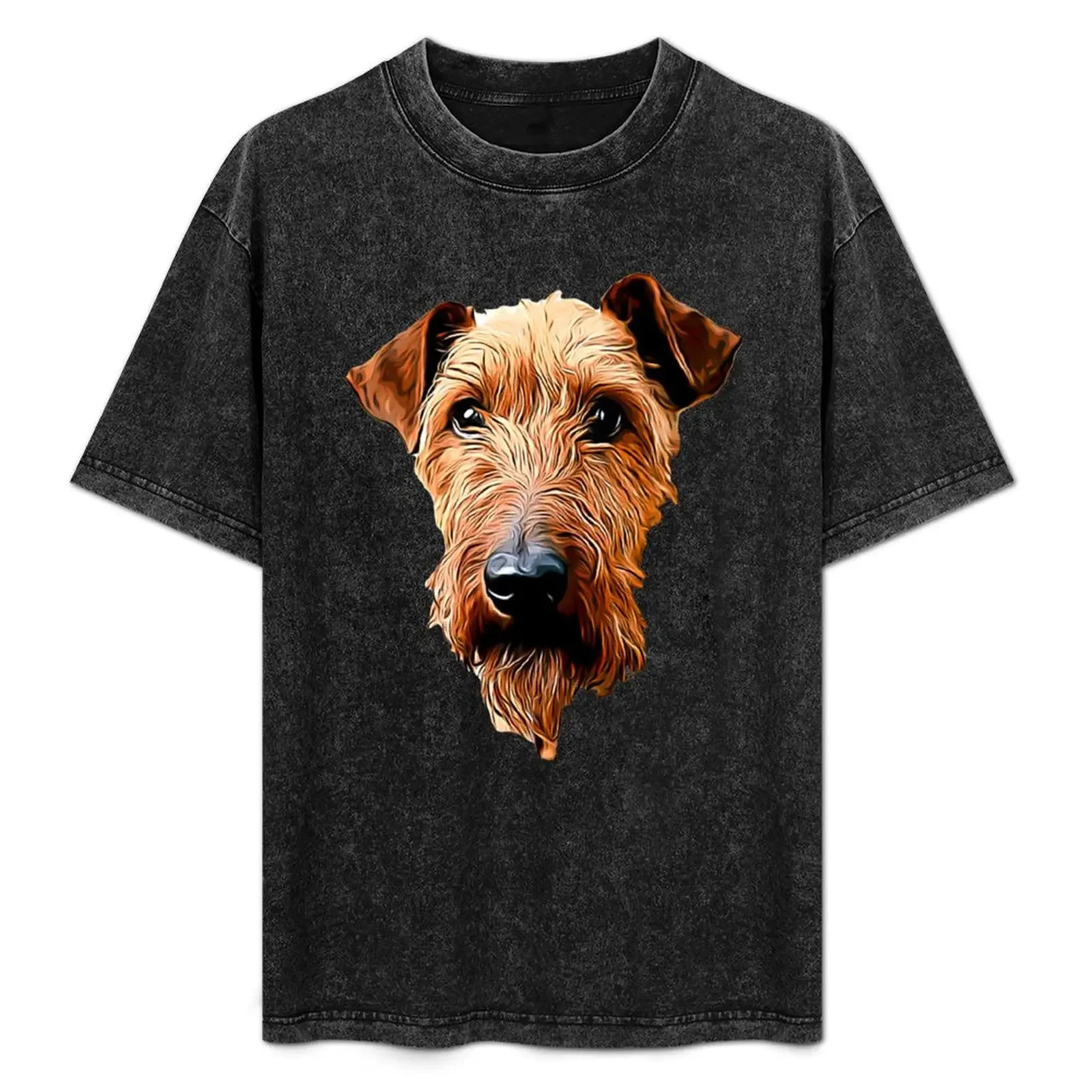 

Irish Terrier T-Shirt anime tshirt t shirts for man slim fit T-Shirt