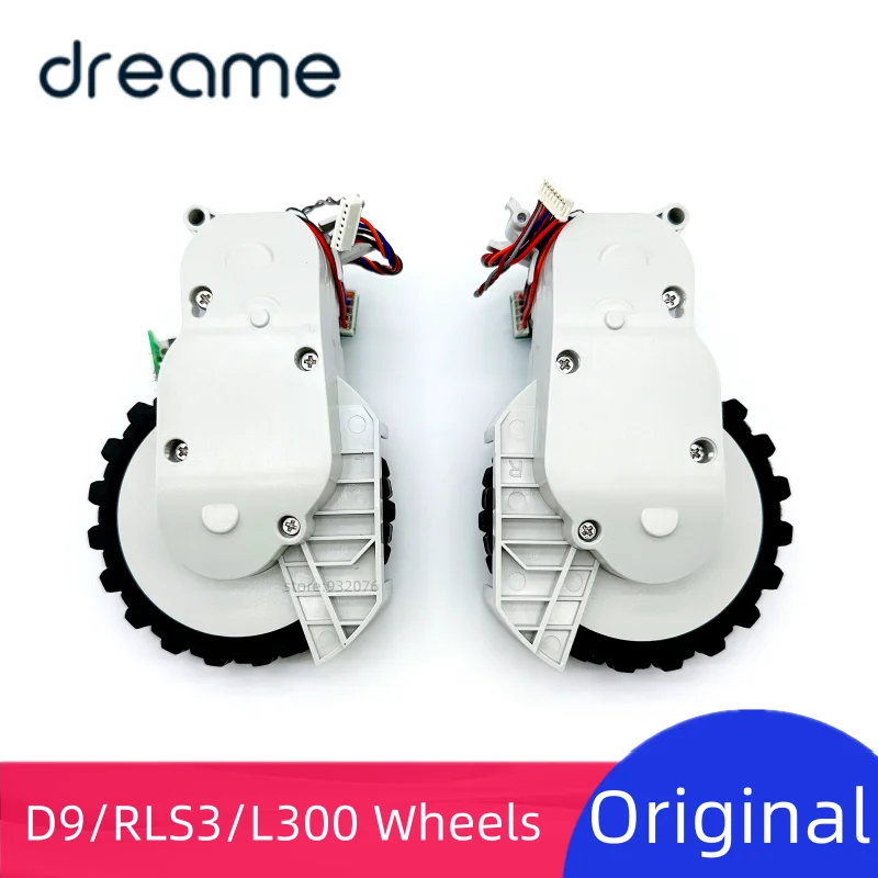 Original Dreame Wheels Left or Right for Bot D9 / Trouver Finder RLS3/ MOVA L300 Robot Vacuum Cleaner Accessory Spare Parts