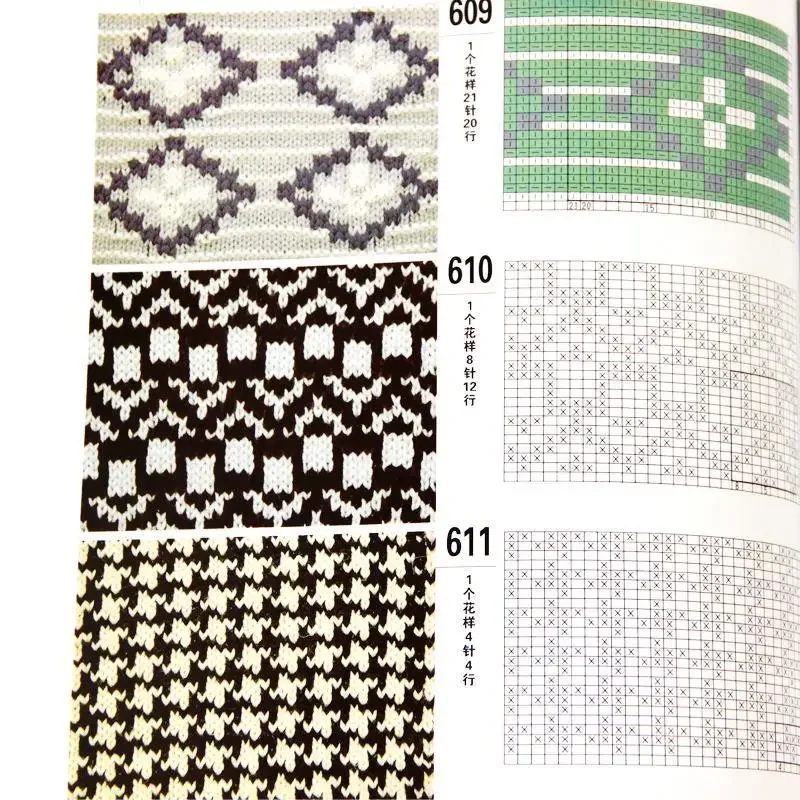 Imagem -04 - Camisolas de Malha com Diferentes Padrões Agulhas de Tricô Livros com Diferentes Padrões Agulhas de Tricô 1000 Pcs