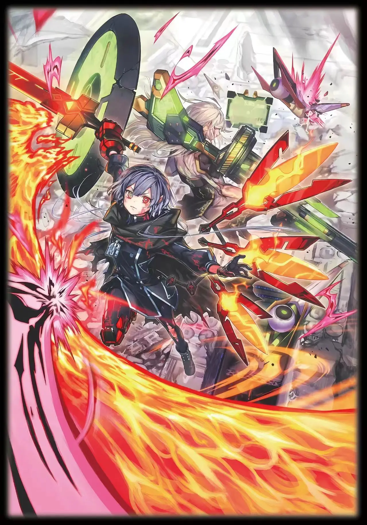 

50PCS Yugioh Sky Striker Ace Card Sleeves YU-GI-OH! CARD GAME ART WORKS OCG Trading Cards Protector Case