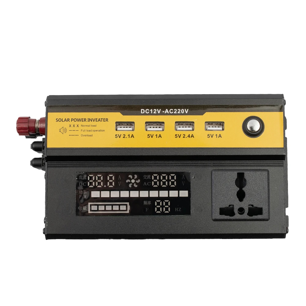 

5000W Sine Wave Inverter High Power Car Inverter Solar Inverter 12V/24V-220V Car Accessories Battery Displays Displays