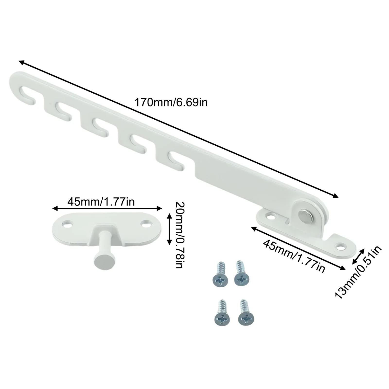 

For Home Windows Window Adjuster Folding Window Limiter Adjustable Limits Carbon Steel Material High-temperature Baking Finish