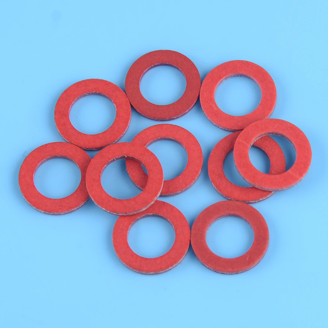 CITALL 10PC 90430-08020-00 90430-08003 Red Lower Unit Oil Drain Screw Gasket Fit For Yamaha Accessories