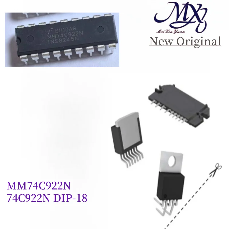 Mxy ic 74c922n 74c922n dip-18 5個新品オリジナル