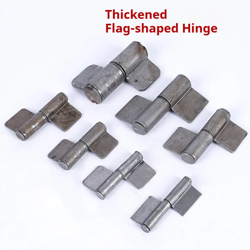 Flag Shaped Hinge Detachable Hinge Heavy-Duty Iron Hinge Offset Axis Middle Door Hinge Thickened Flag Shaped Hinge