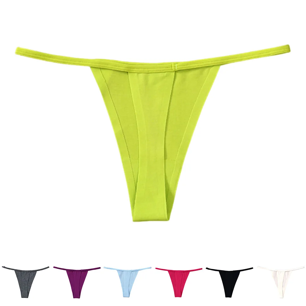 Black Low Waist Underpants Comfortable Thongs Applicable For All Seasons Brand New Item Daily Wear Moderate Elasticity