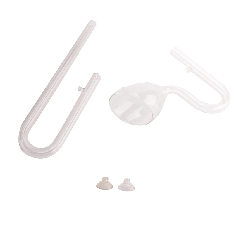 

16 Mm Aquarium Glass Inflow Outflow Lily Pipe Tube Fish Tank Aquatic Water Plant Canister Filter Suction Cup Hose Set