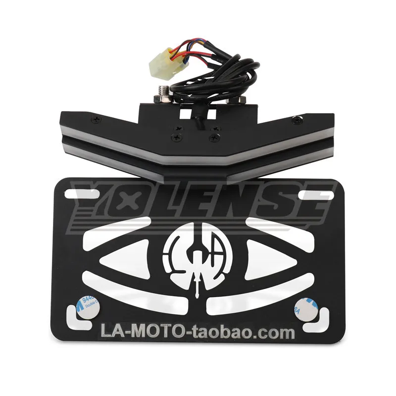 For 675SR 675SR-R Motorcycle Accessory Integrated License Plate LED Lights Turn Signal Light