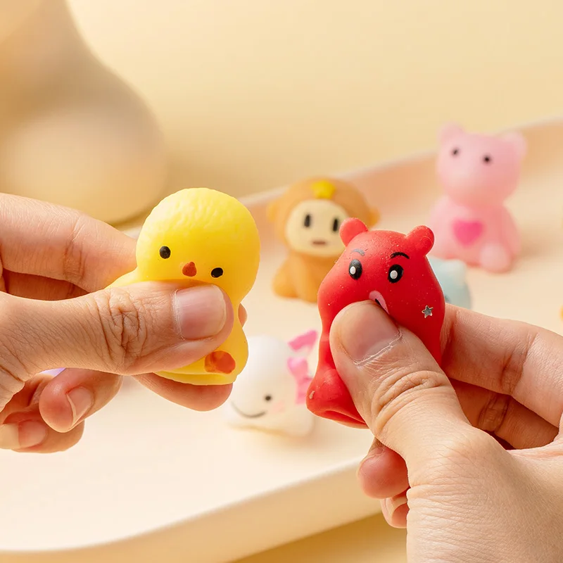 سوبر لطيف يجلس الحيوانات موتشي اسفنجي اللعب مكافحة كرات الإجهاد الضغط الحسية ضغط تململ لعبة للأطفال حفلة Favors