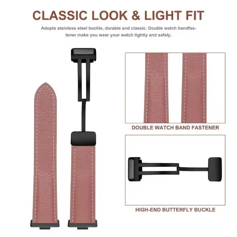 Магнитный кожаный ремешок для Samsung Galaxy Watch 8 Ultra 47 мм, спортивный удобный браслет Galaxy Watch 7 Ultra Correa, аксессуары