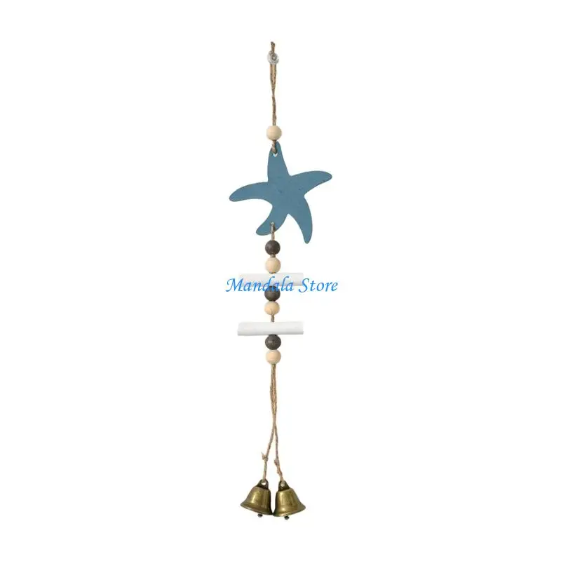 U2JC Wooden Room Hanging Accent with Metal Trim for Home Display