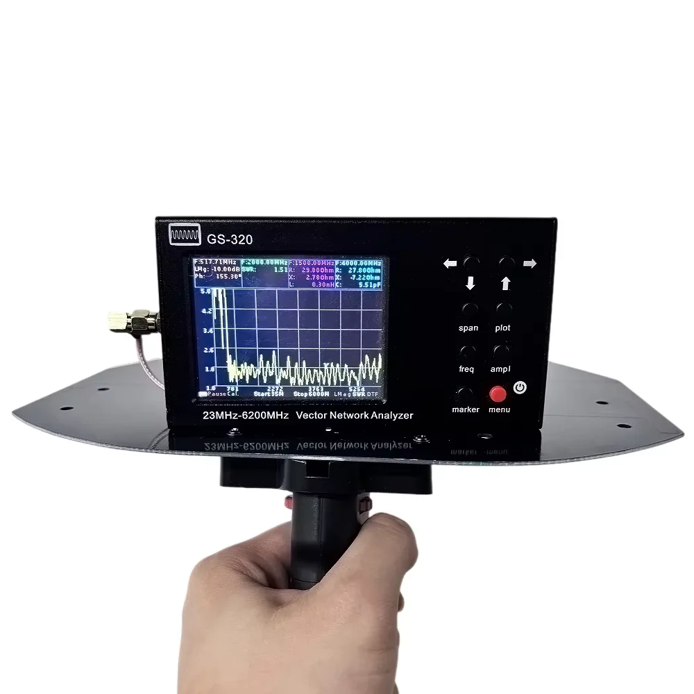 HTOOL Logarithmic Periodic Antenna HT12 100M-12GHz Lateral Antenna Gain 7-12dB Spectrum Oscilloscope