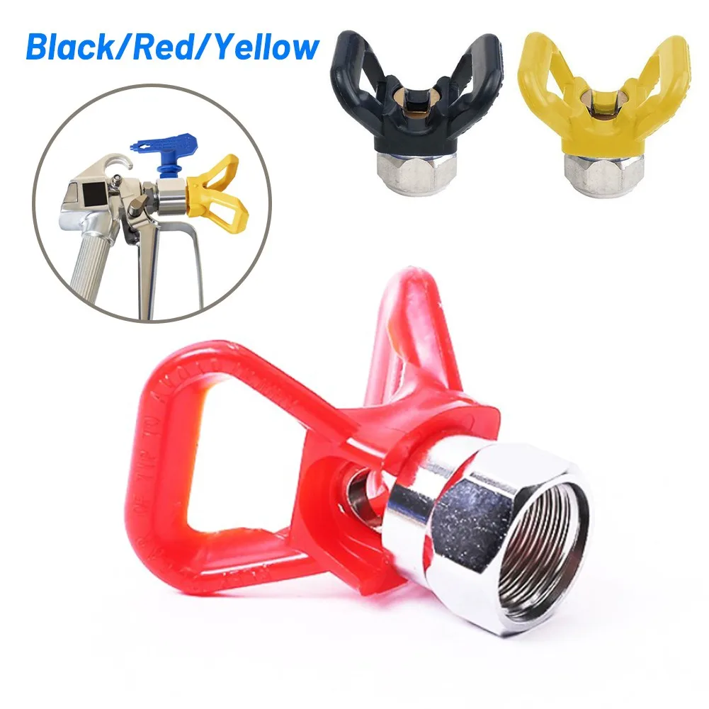 

Airless Paint Spray Gun Flat Tip Nozzle Guard Airless Tip Guard Tool For Sprayer Anti-Corrosion Power Tool Parts High Pressure
