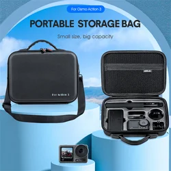 Shoulder Storage Bags For DJI OSMO Action 3 Portable Travel Carrying Case Camera Strap Handbag Box For DJI Action 3 Accessories