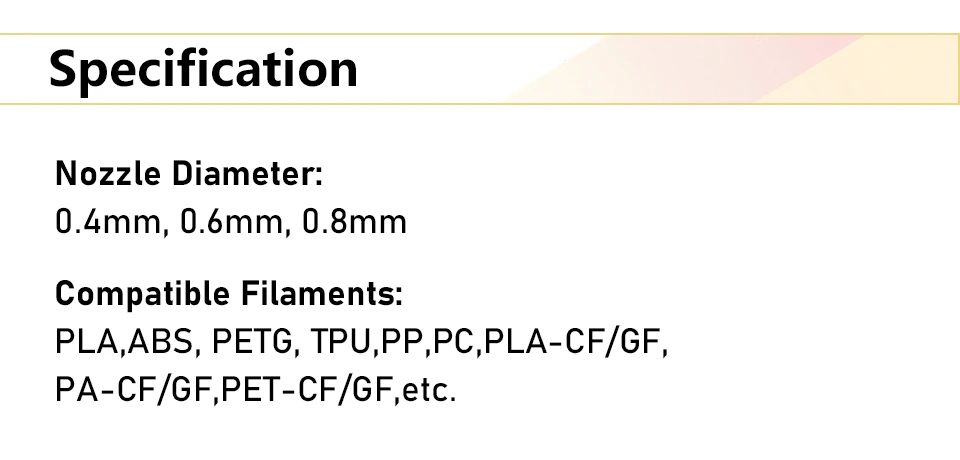 Trianglelab Gehärteter Stahl K1C Düsen-Kit Schnellwechsel für K1C Ender-3 V3 Schnelle Installation High-Flow-Druck Upgrade – Detail 2