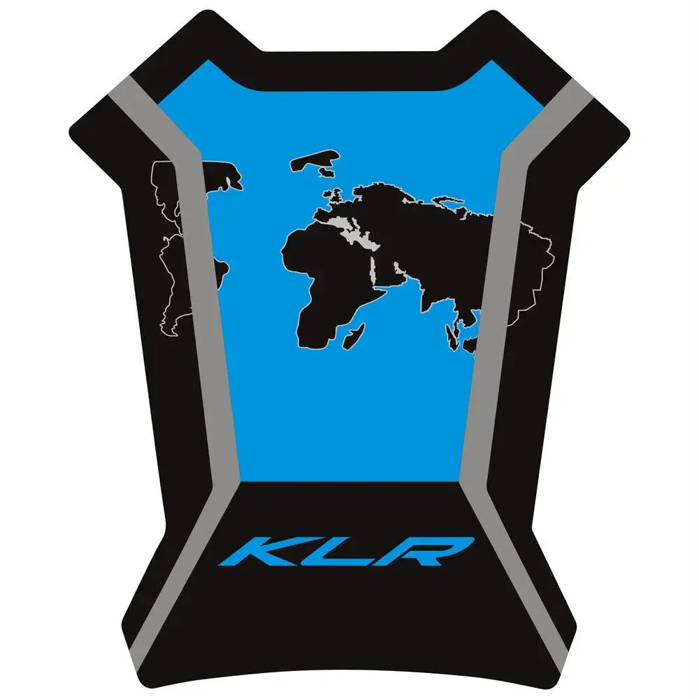 KLR 650 3D Gel Front Gas Fuel Tank Pad Decal Sticker For KAWASAKI KLR650 2021-2023