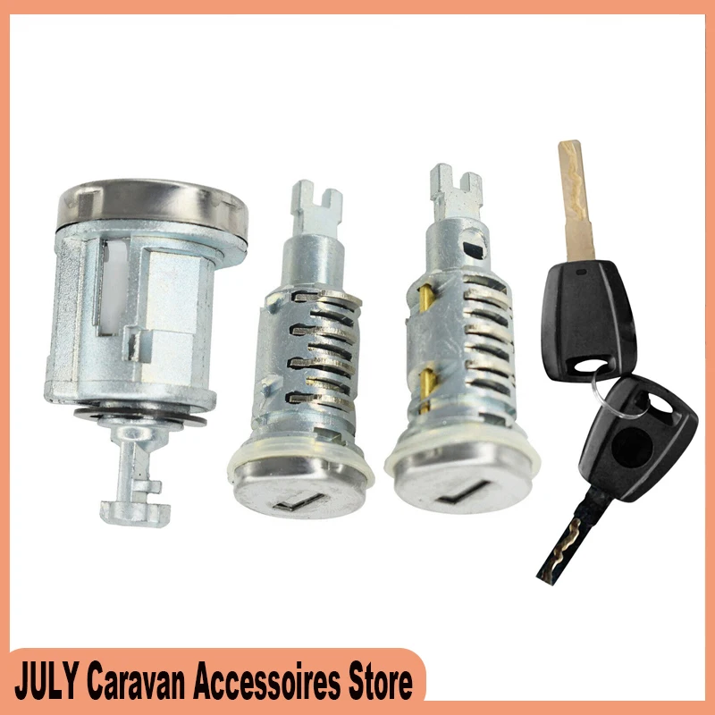 

1608501280 Ignition Barrel & Door Lock W/2 Keys For Fiat Ducato Peugeot Boxer Citroen Relay 2006-Onwards 1348421080 1361031080