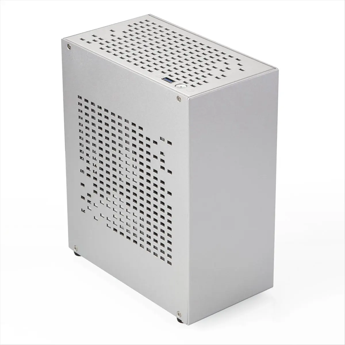 A40I A07 Mini ITX Computer Case Chassis HTPC Host Case USB3.0 ITX Enclosure Personal Computer Chassis Desktop Box Silver