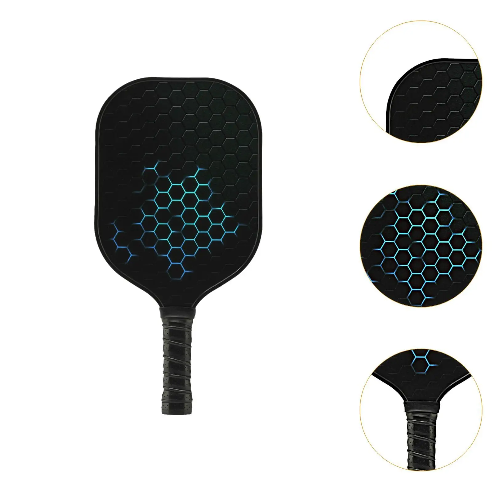 Glass Fiber Pickleball Racquet Professional Lightweight Paddle Tennis Racket for Men Women Beginner Advanced