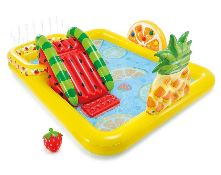 Inflatable Swimming Pool with Slide for Kids