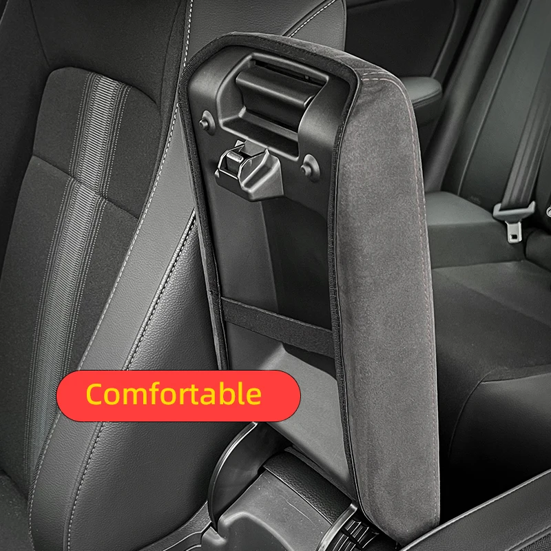 For Honda 2023 Civic 11th Gen Civic Car Armrest  Mat Center Storage Box Pad Protector Leather Cover Decoration Accessories