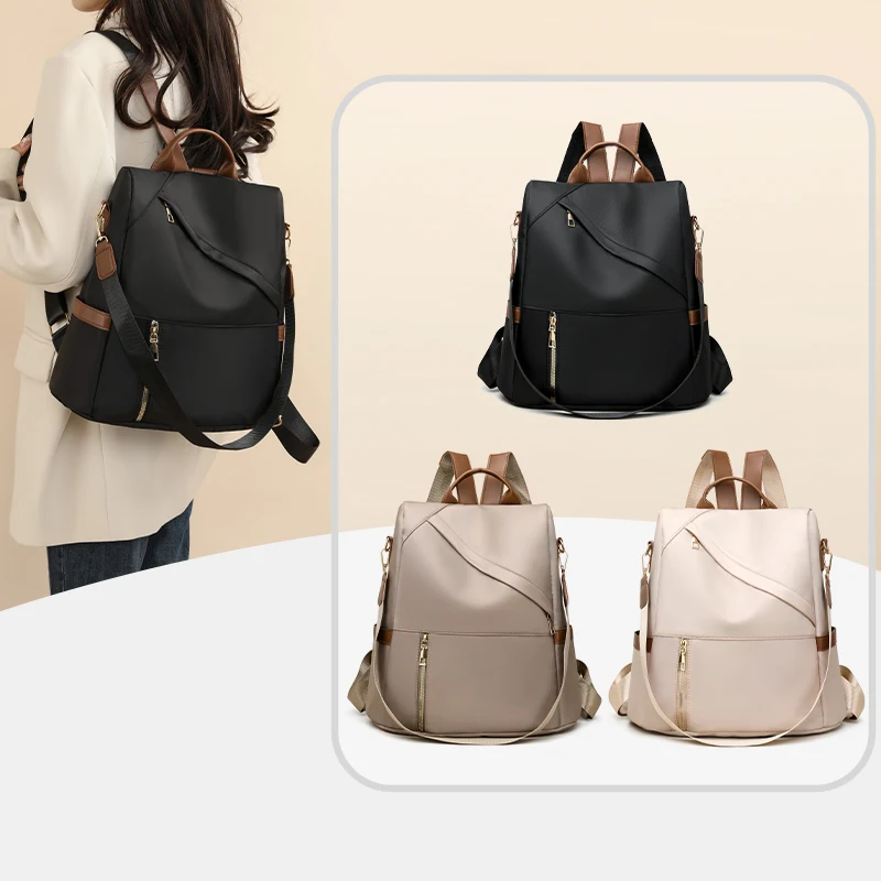 Fashion backpack, travel backpack, convertible shoulder bag design, work bag, minimalist design, adjustable shoulder strap