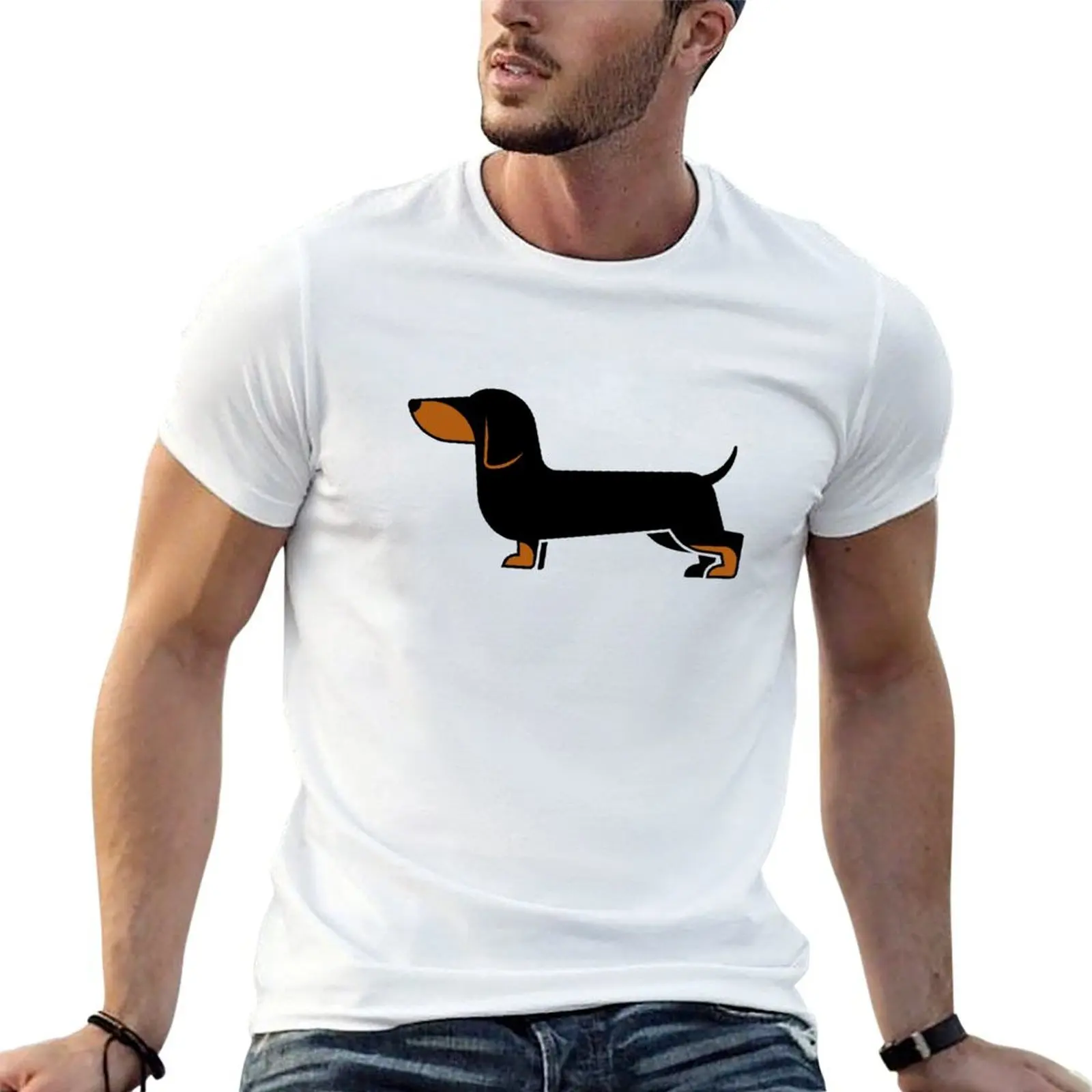 Camiseta de diseñador de algodón para hombre, camisa TECKEL de algodón, camisetas 100%, camiseta para hombre