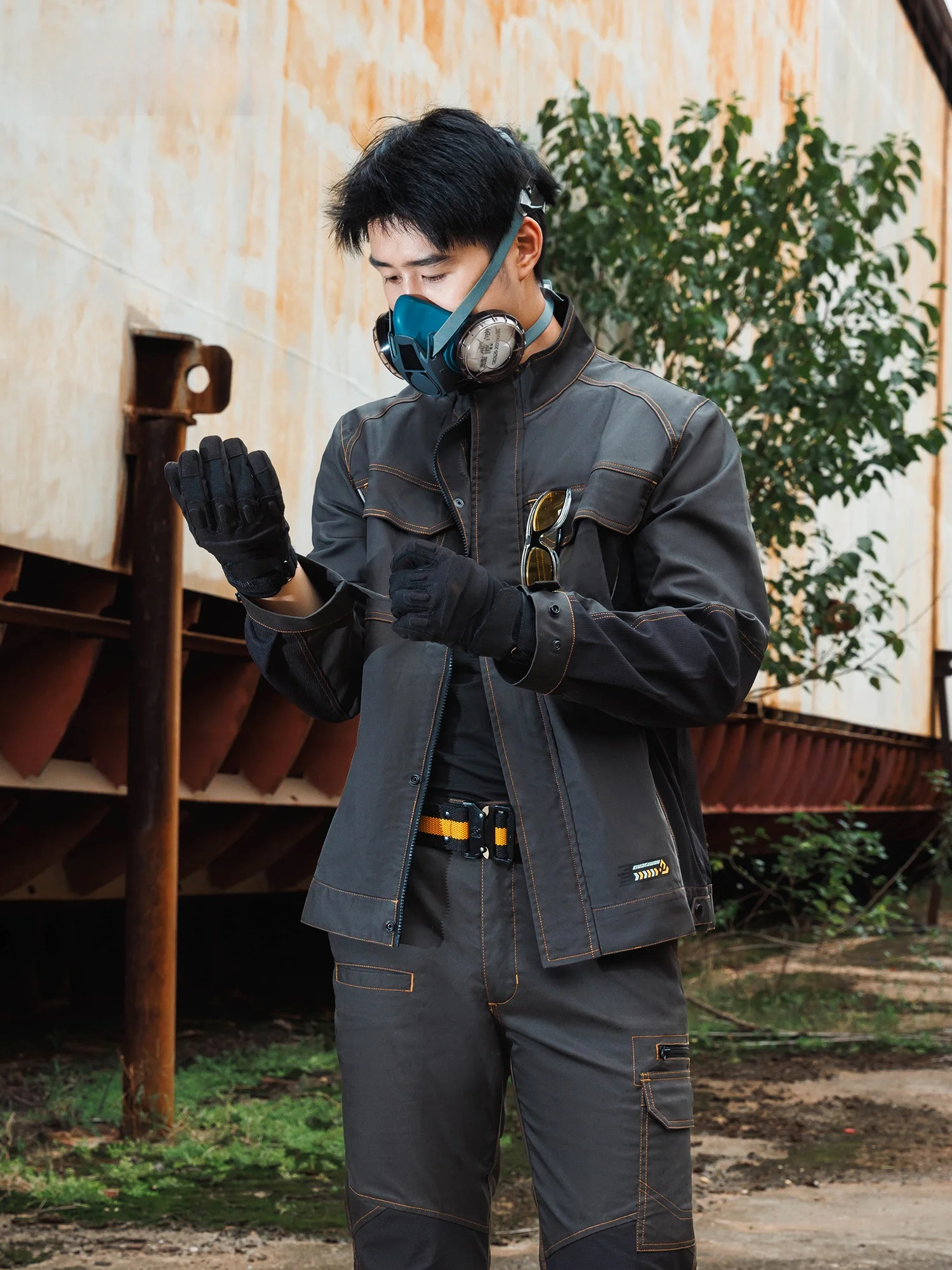 

Men's Workwear Jaet Casual Riding Coat Spring Autumn Commuting Outdoor Elastic Windproof Wear Resistant Dirt Proof