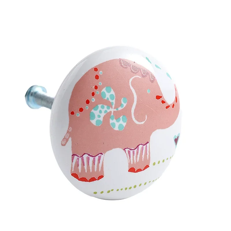 Цельные винтажные керамические дверные ручки для ящика шкафа, шкафа, мебели, дверная ручка