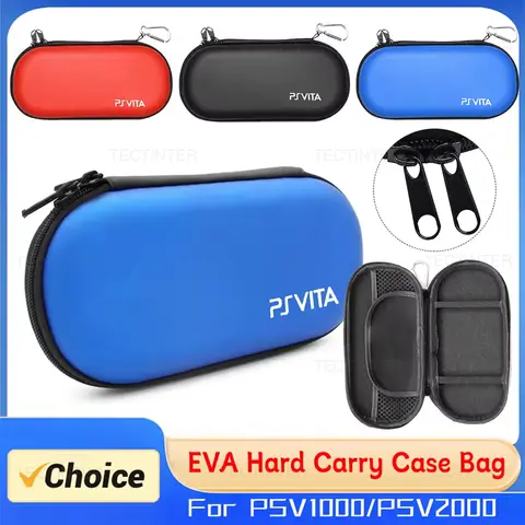 EVA Anti-shock Hard Case Bag For Sony PSV 1000 PS Vita GamePad For PSVita 2000 Slim Console Carry Bag For SF2000 Handheld Game
