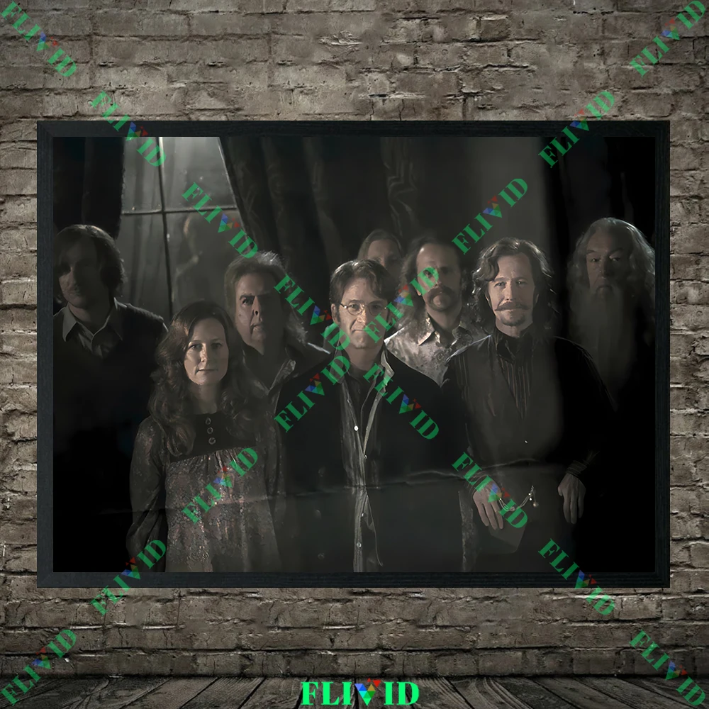 معالج المدرسة ملصق فني وطباعة ، معالج القلعة شبح ملصق ، سيدة الدهون الغناء والشبح الورني على لوحات القماش الجدارية