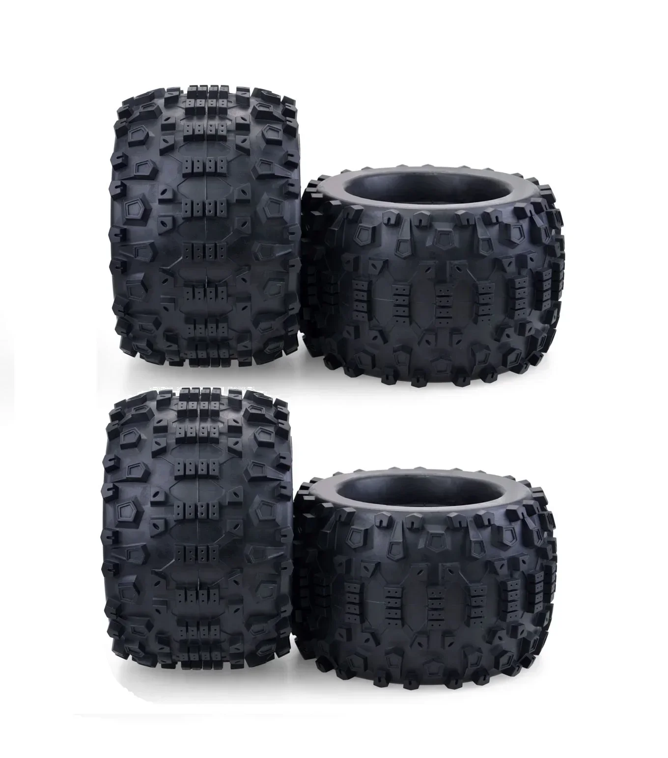 ZD 2 uds neumáticos de rueda 170MM ruedas de camión monstruo neumático 17mm cubo hexagonal para 1/8 RC coche todoterreno HPI Redcat Rovan Savage coches de carreras