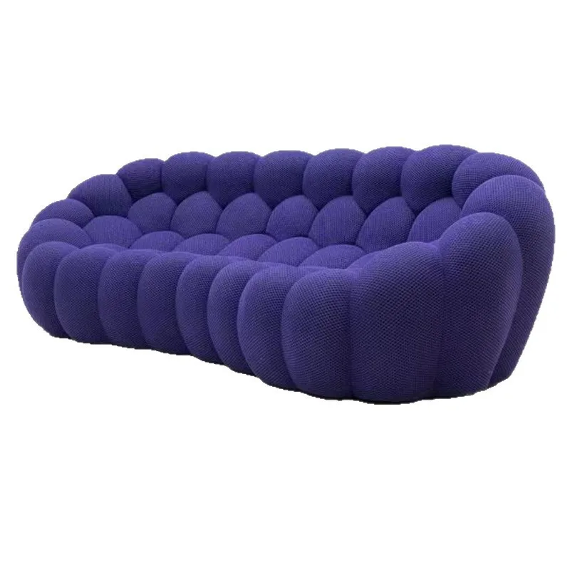 روتشبورغ الإيطالية الحديثة بسيطة شخصية غرفة المعيشة وحدة صغيرة مصمم فقاعة كرة القدم الإبداعية أريكة منحنية #1