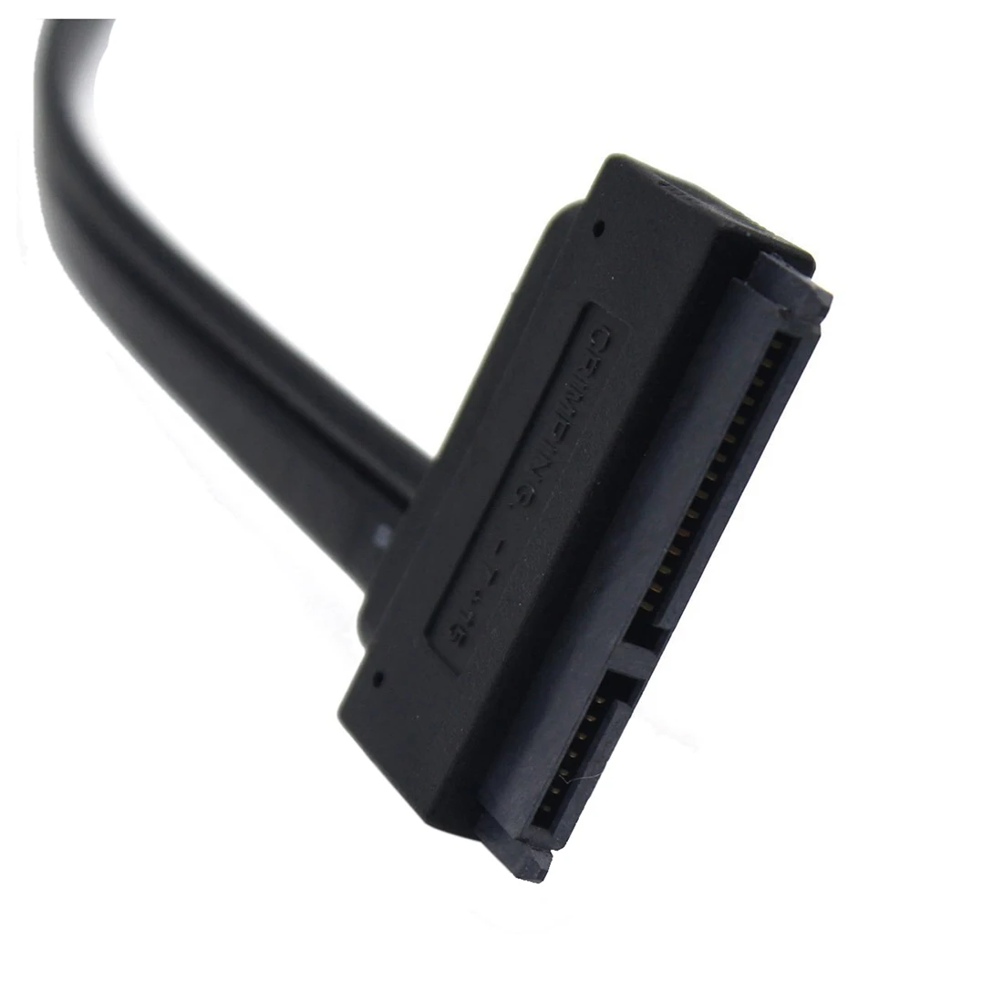 Unidad de disco duro de 2,5 pulgadas SATA 22 pines a datos eSATA adaptador de Cable alimentado por USB para optimizado para SSD, compatible con UASP SATA III \ EC-SSHD